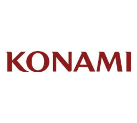 A red logo of konami is shown.