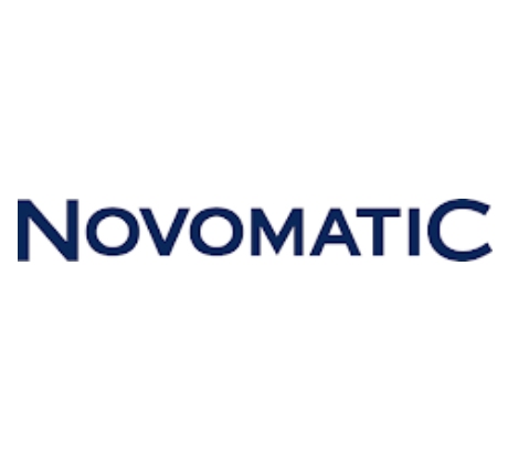 A picture of the novomatic logo.
