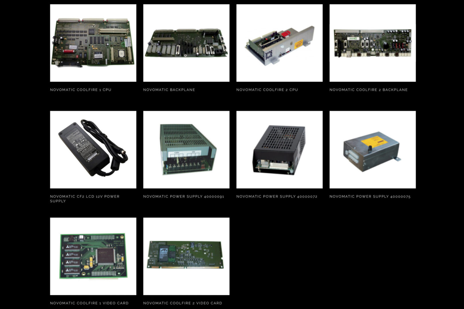 A series of pictures showing different types of computer equipment.