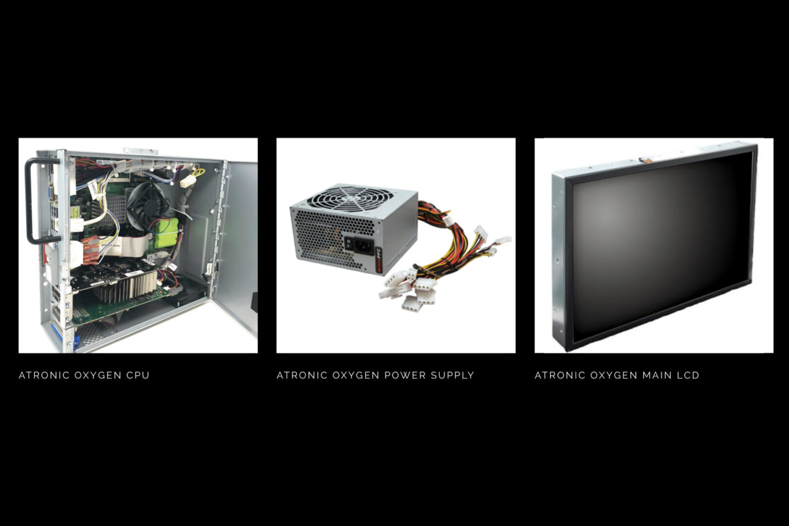 A series of three different pictures showing the various parts of an electronic device.