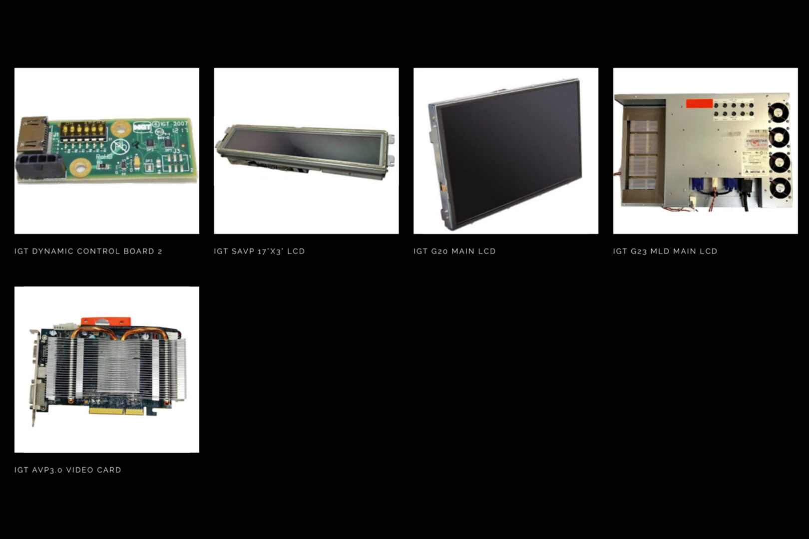 A series of pictures showing different parts of a television.