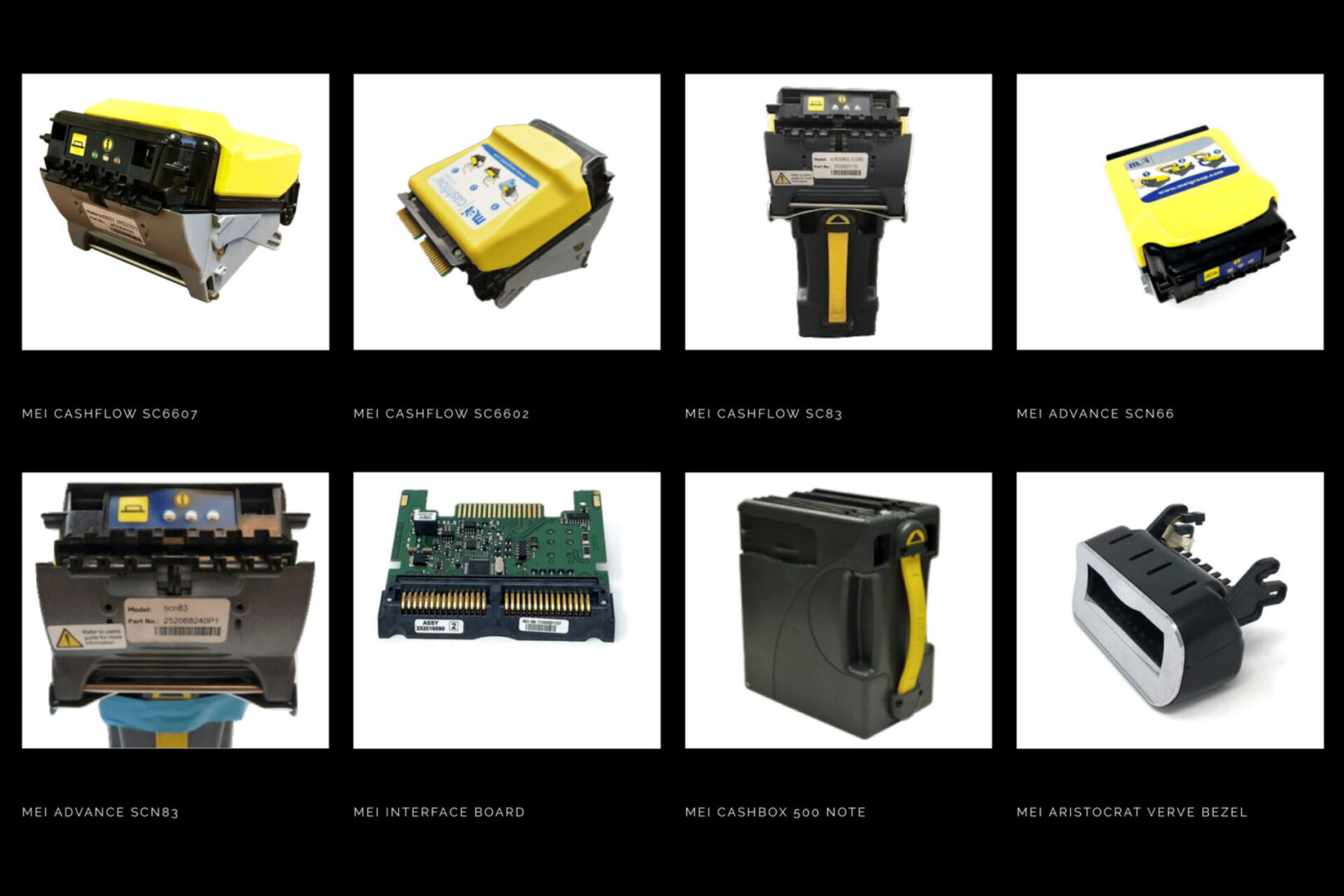 A series of pictures showing different types of electrical equipment.